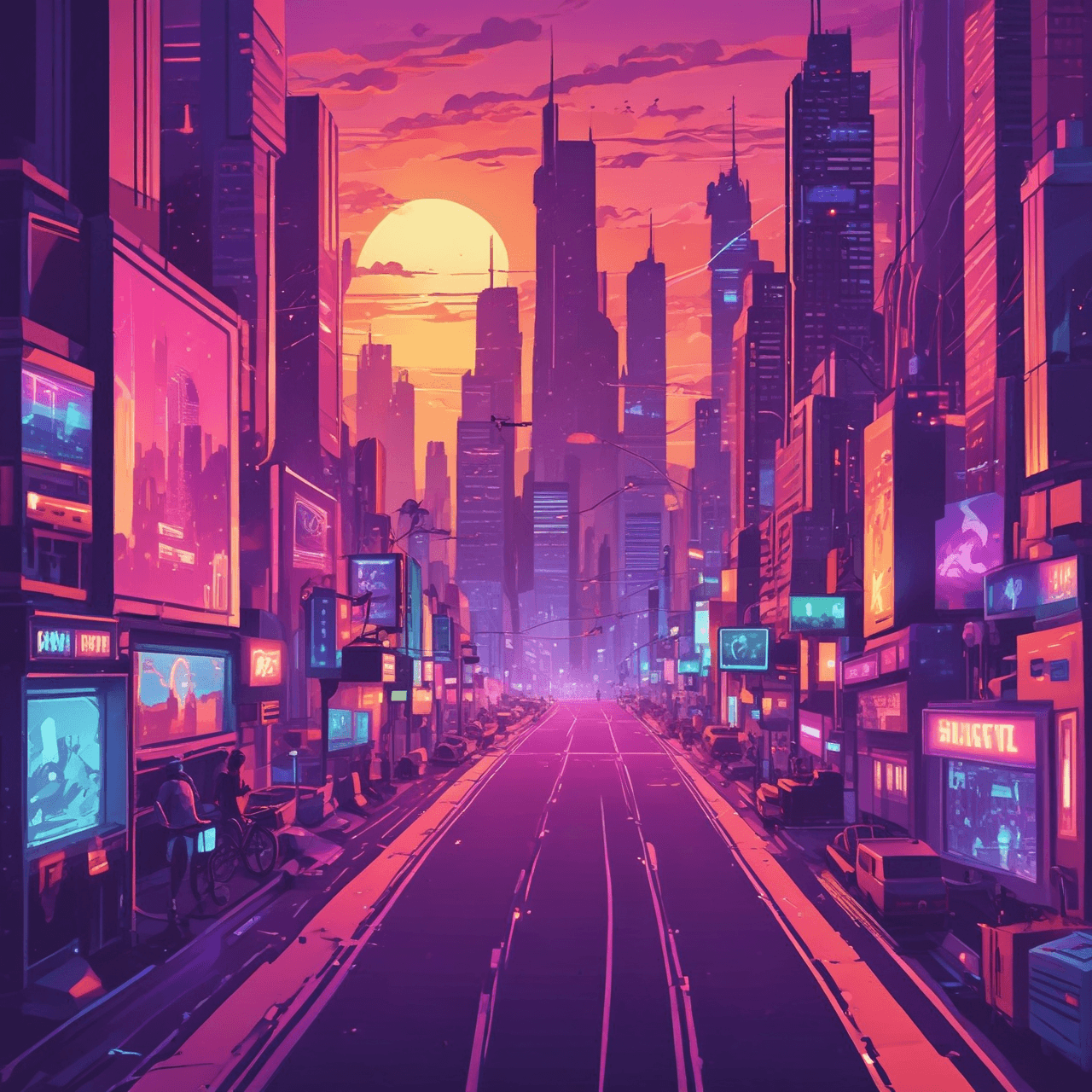 Trivia City Run game banner