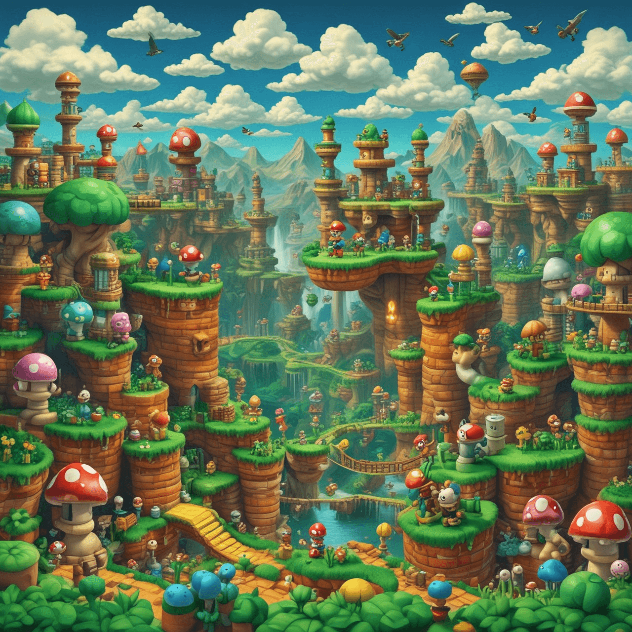 Salto de Mario game banner