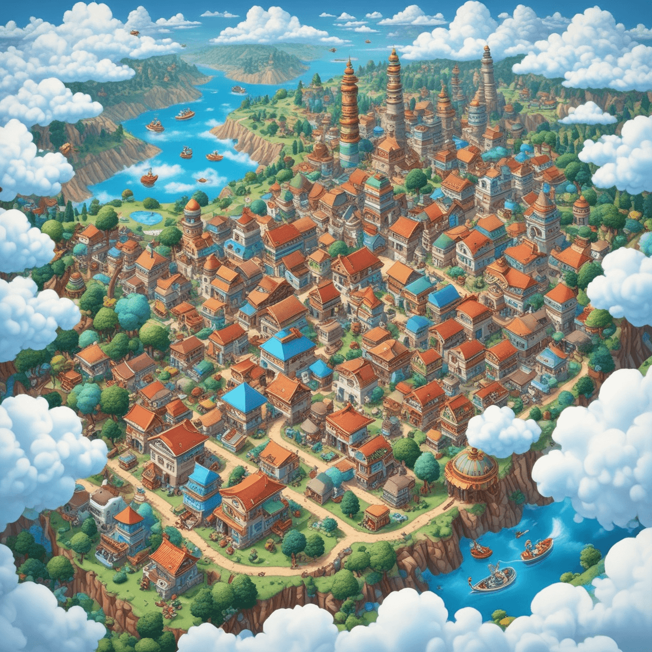 Upin & Ipin Cloud Bridge game banner