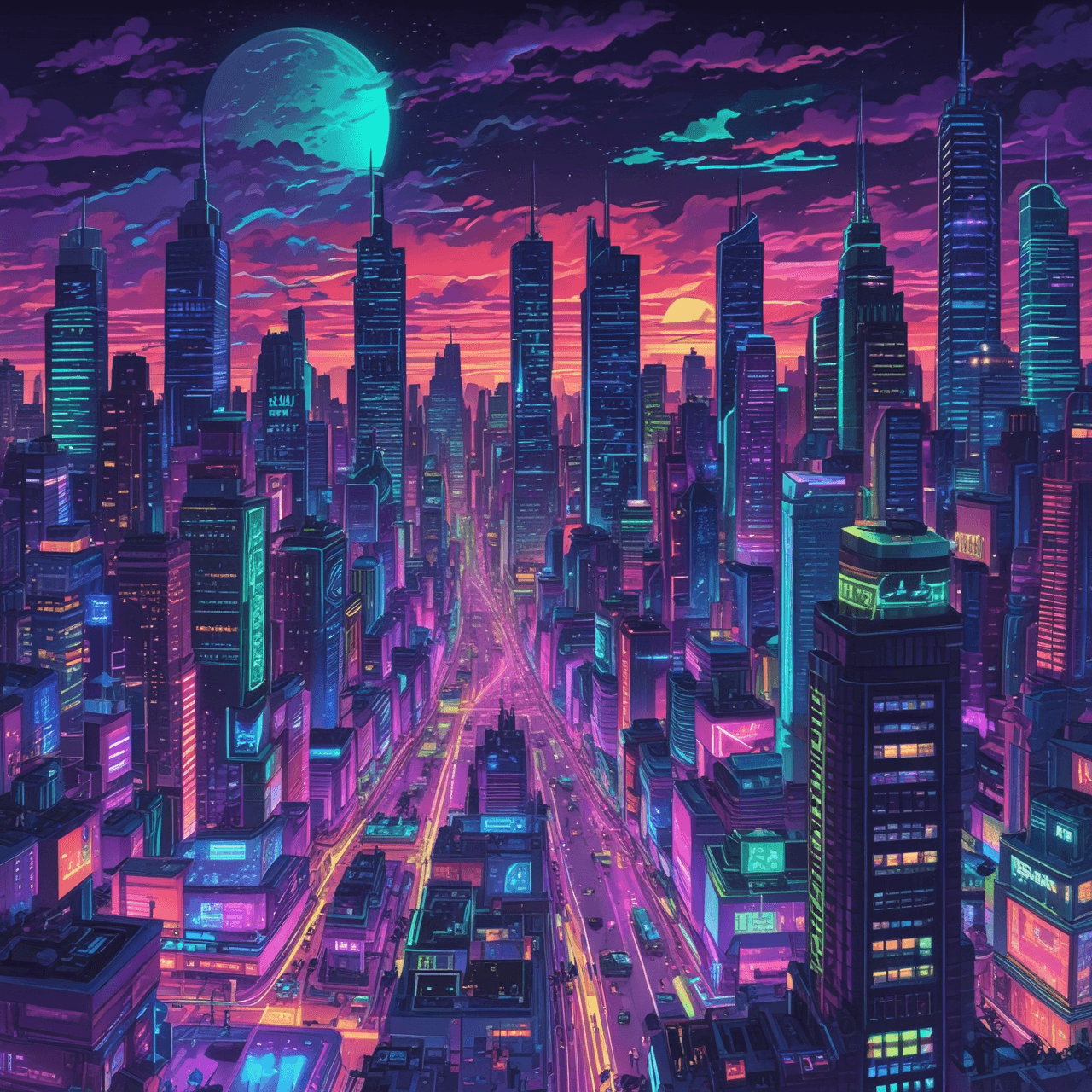 Neon Civics Dash game banner