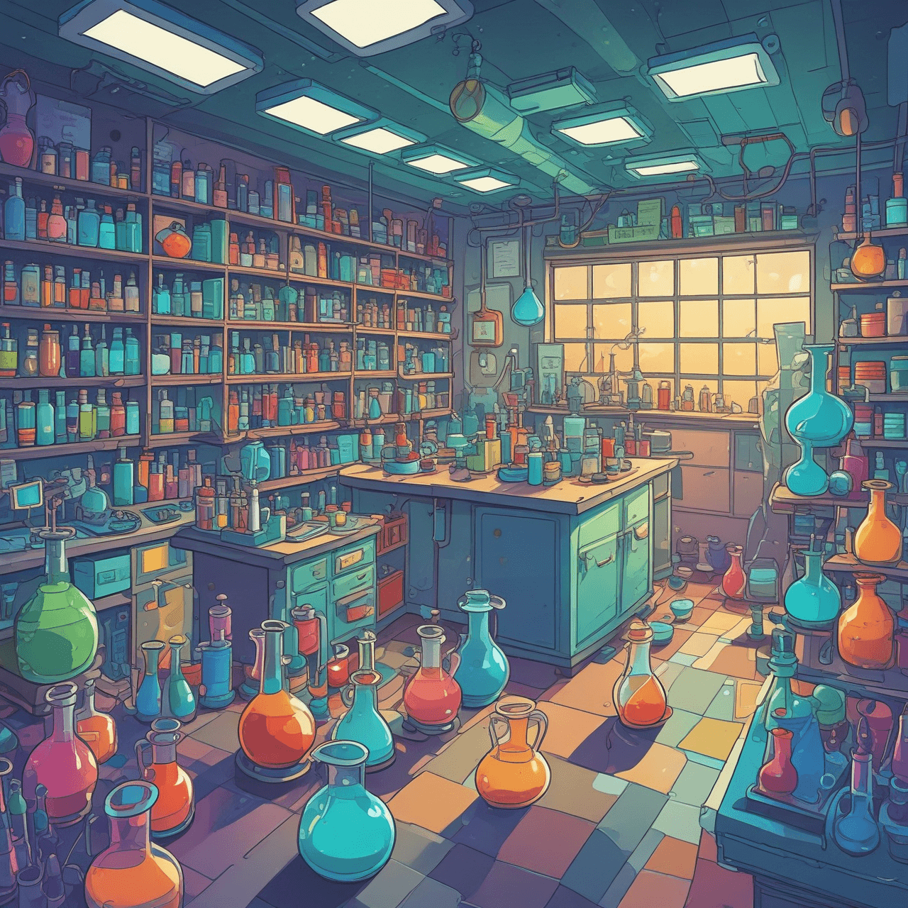 Jetpack Chemistry Adventure game banner