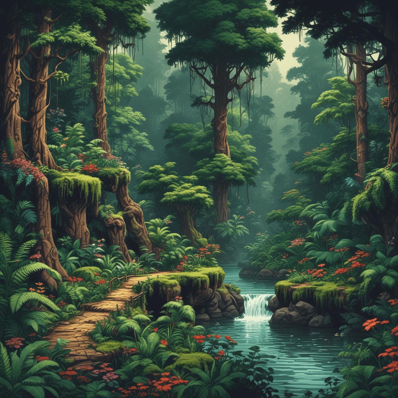 Rainforest Runner game banner