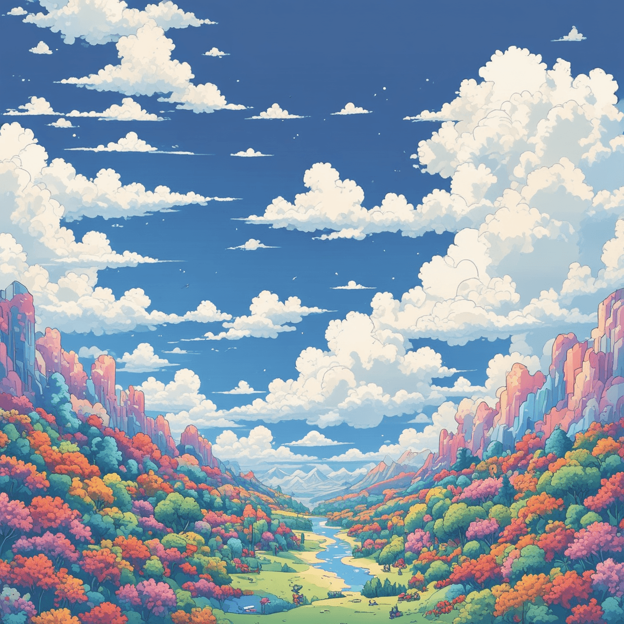 Math Cloud Ascent: 7th Grade Edition game banner