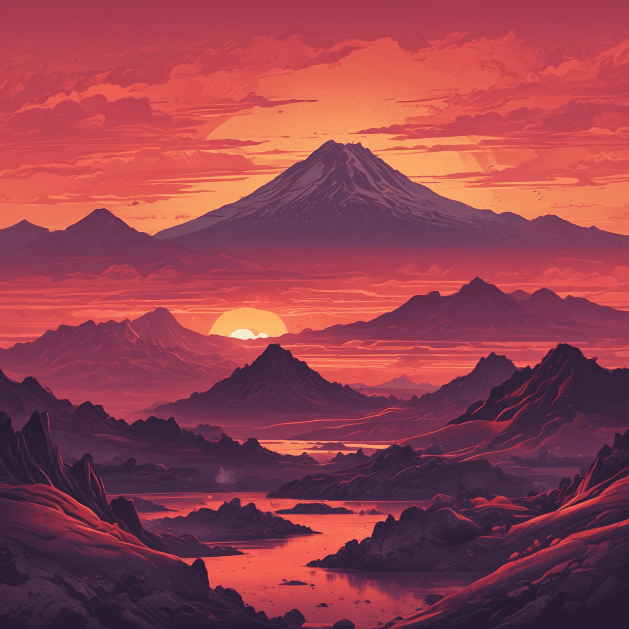 Volcano Jump game banner