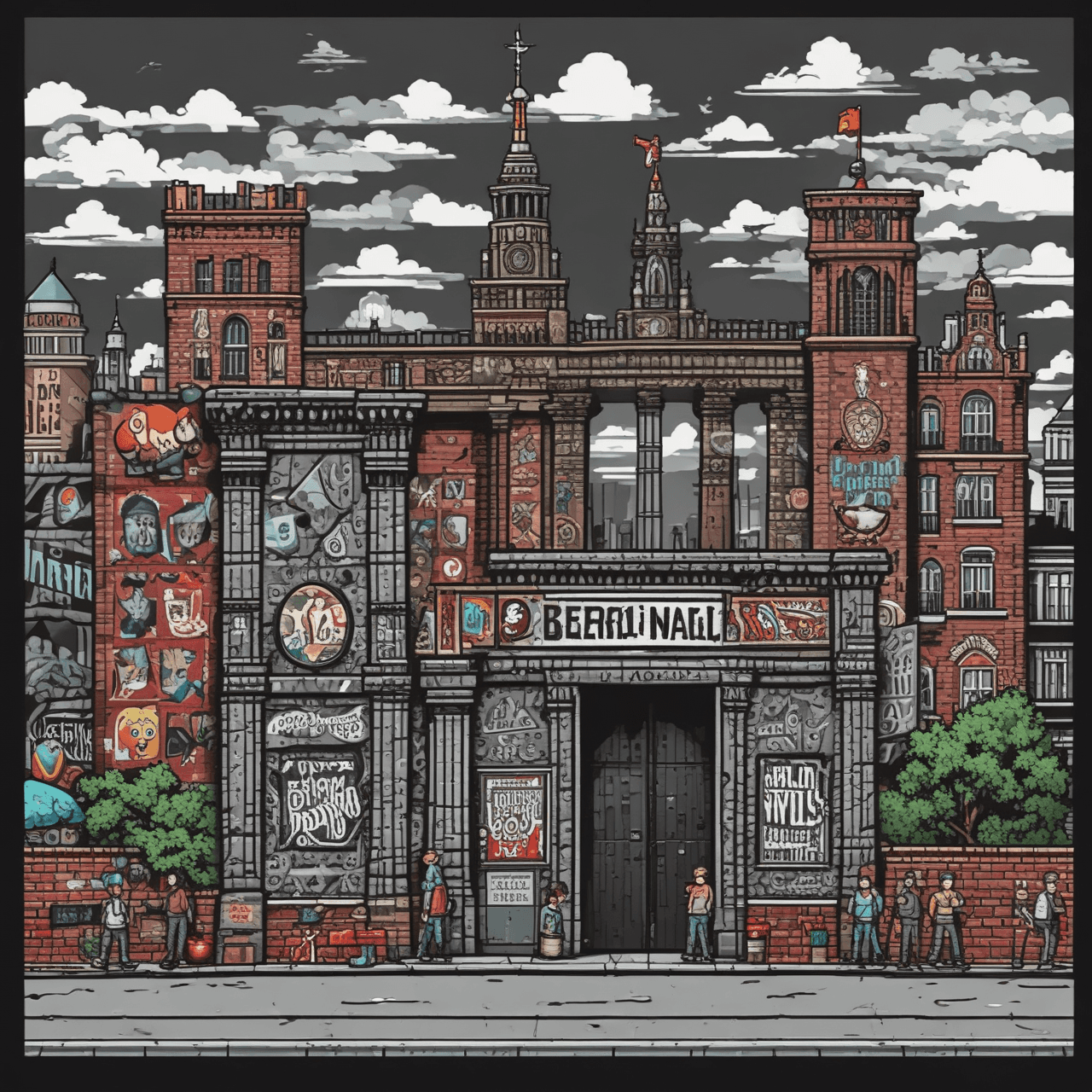 Berlin Wall Race game banner