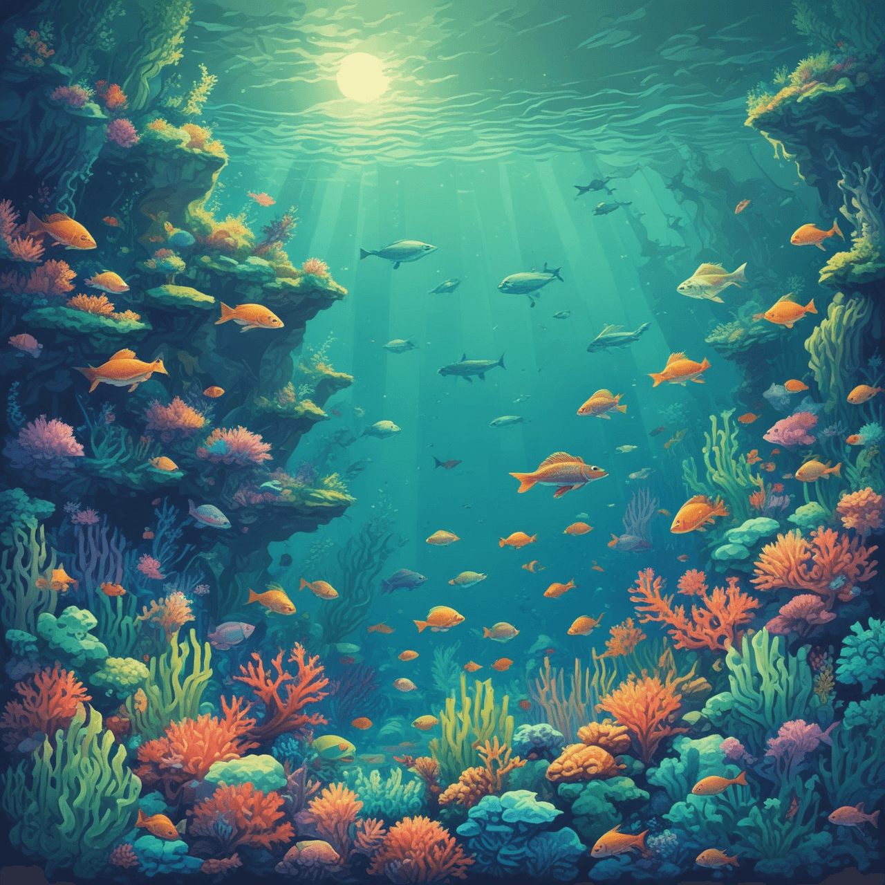 Ocean Sea Jump game banner