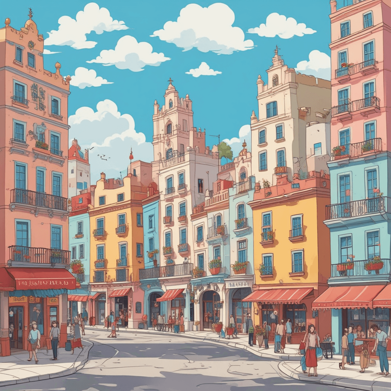 Jetpack Quiz Adventure: Ropa Española game banner