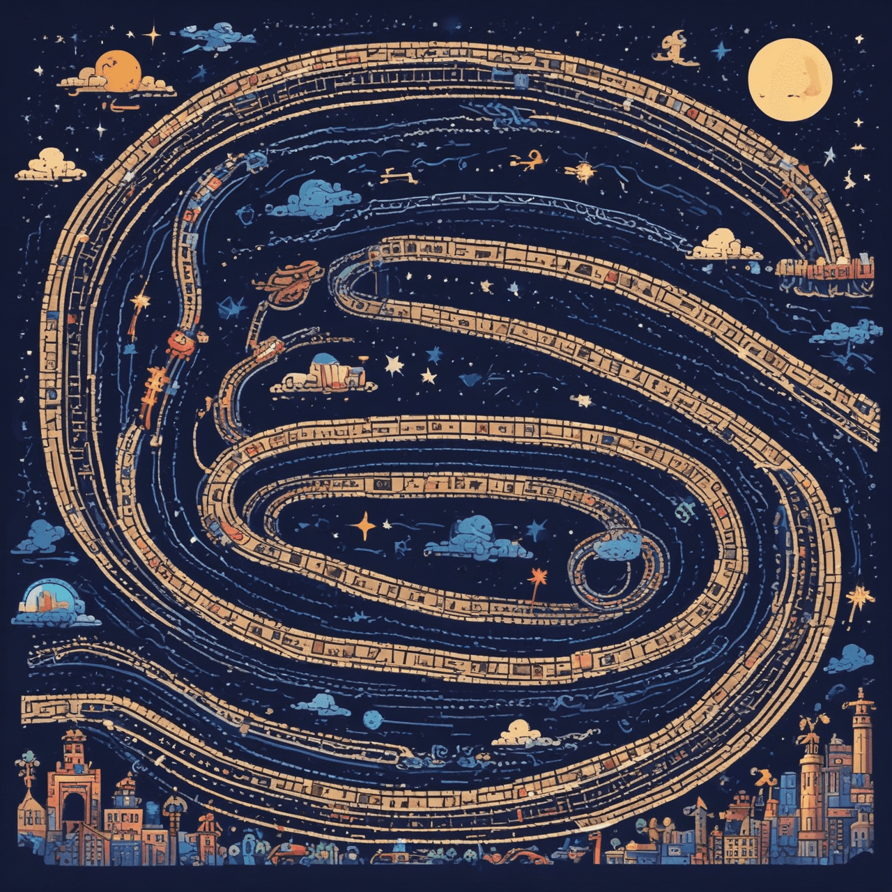 Algebraic Speedway game banner