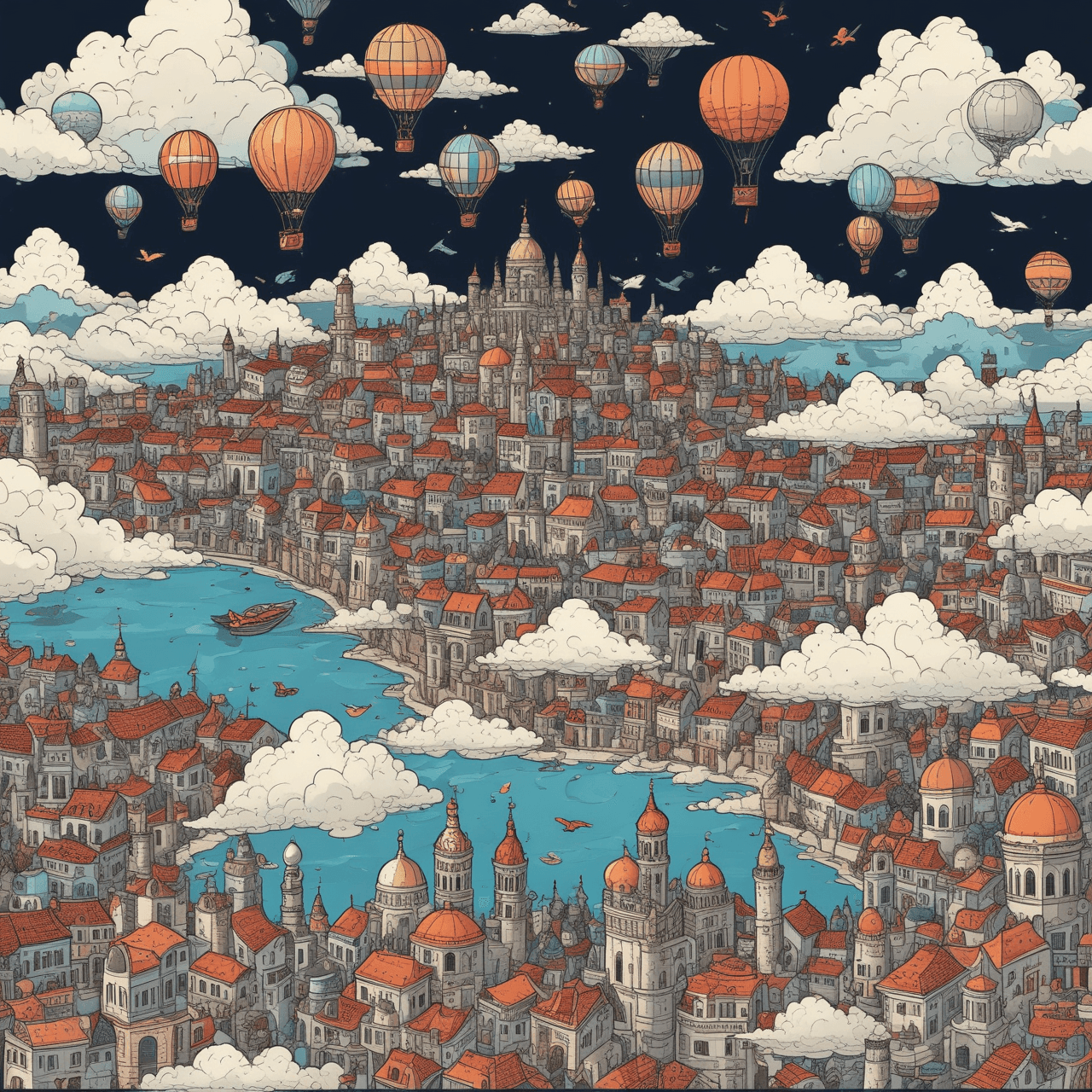 Renaissance Cloud Hop game banner