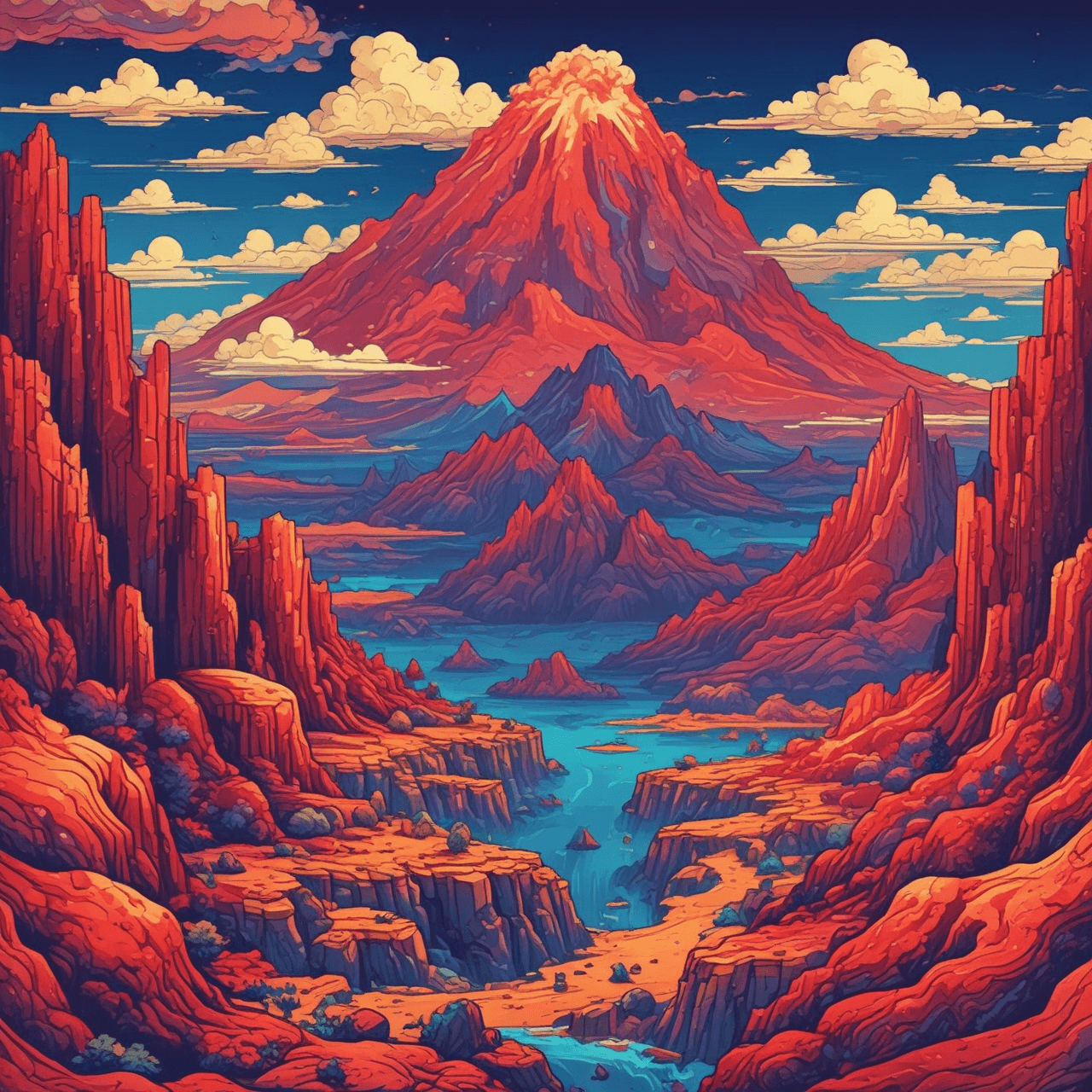 Rock Cycle Runner game banner