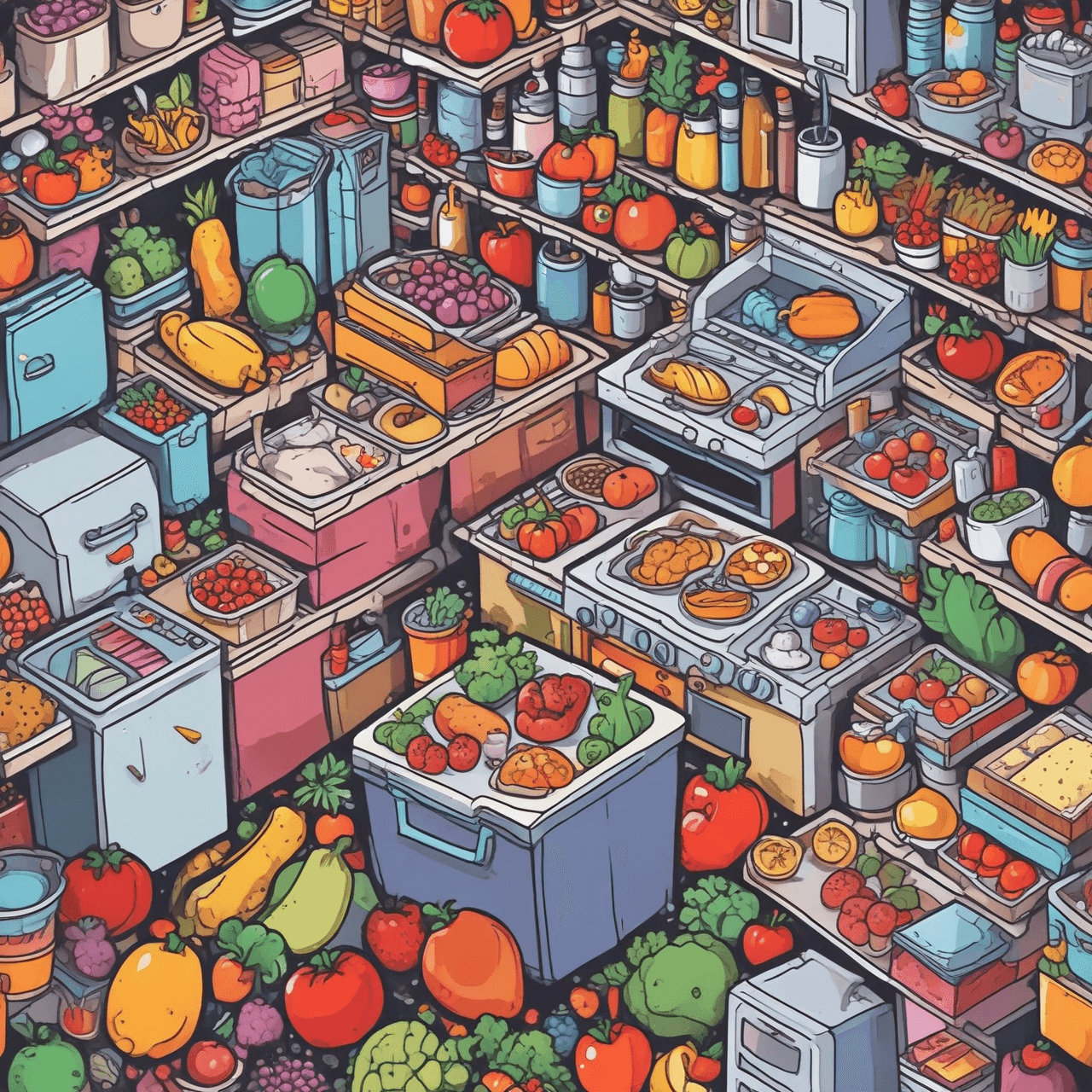 Food Fight Race game banner