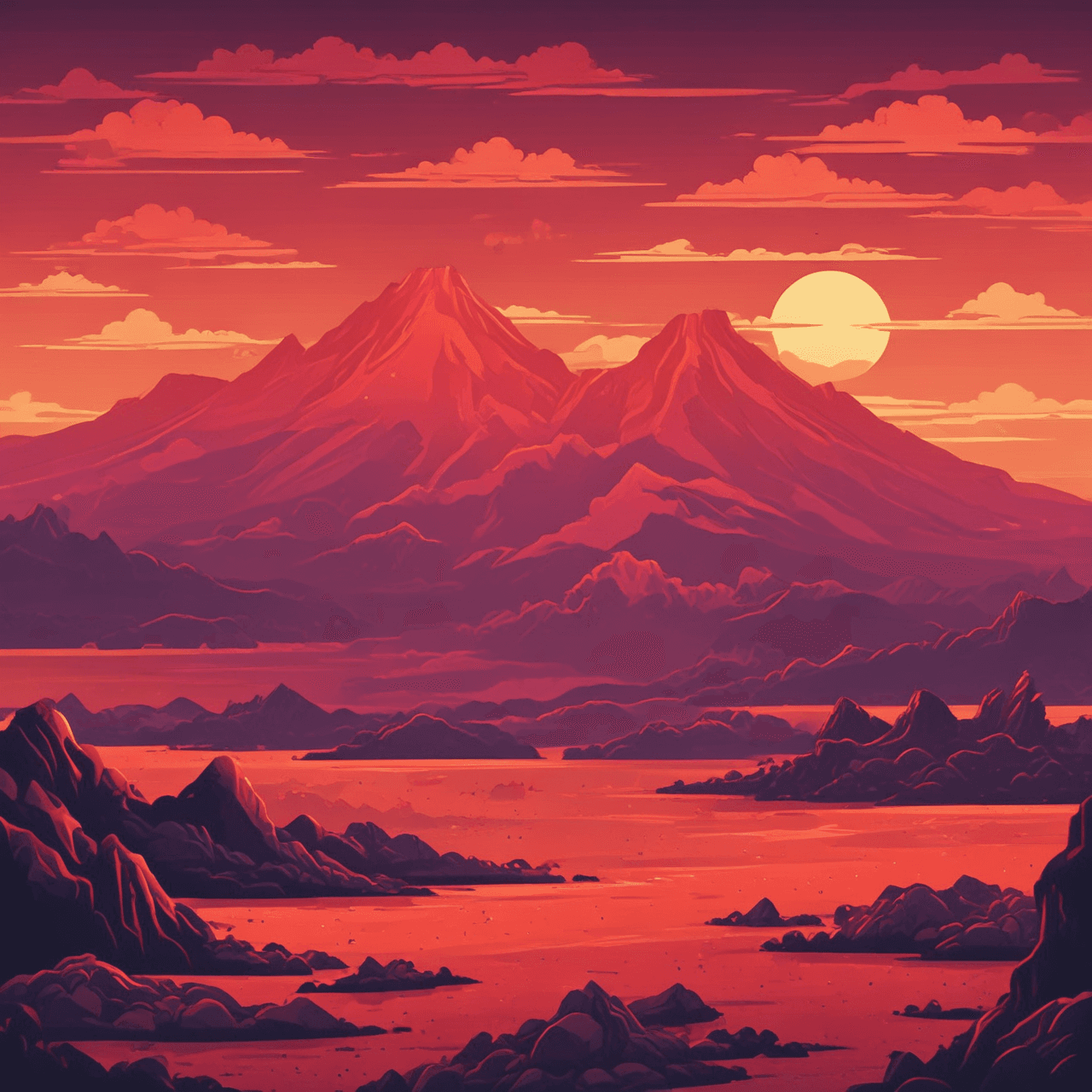 Volcano Run Quiz game banner