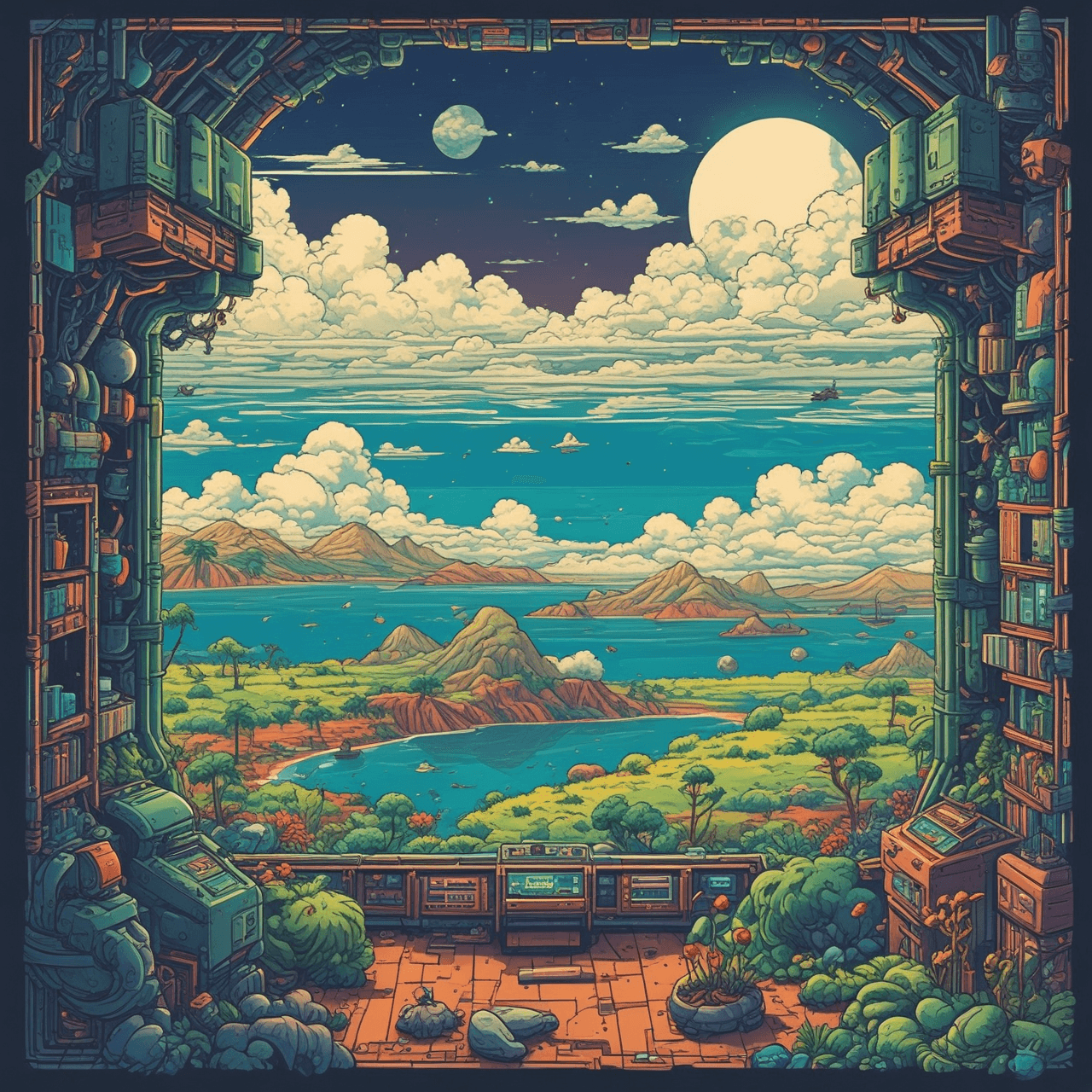 Terra Jump Espacial game banner