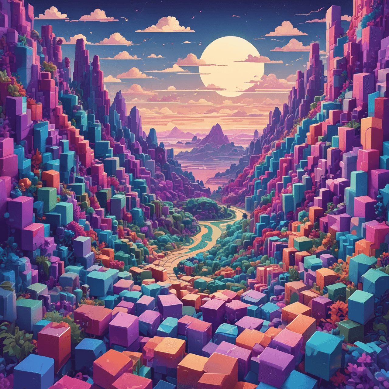 Cube Runner Quiz game banner