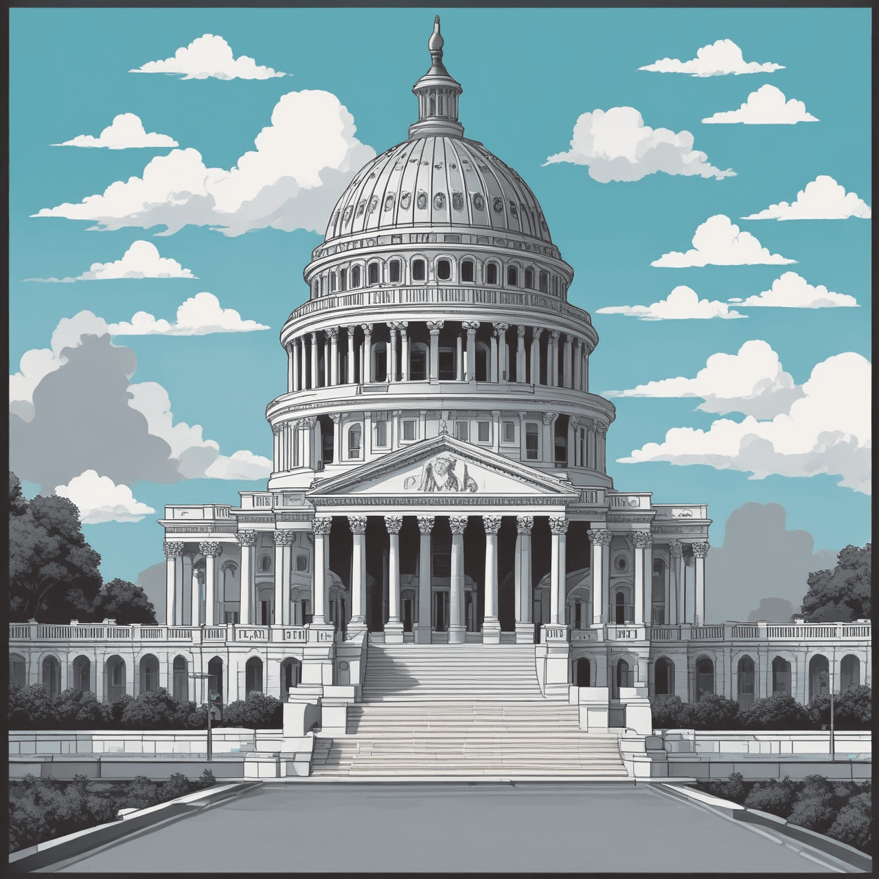 Amendment Run Quiz game banner