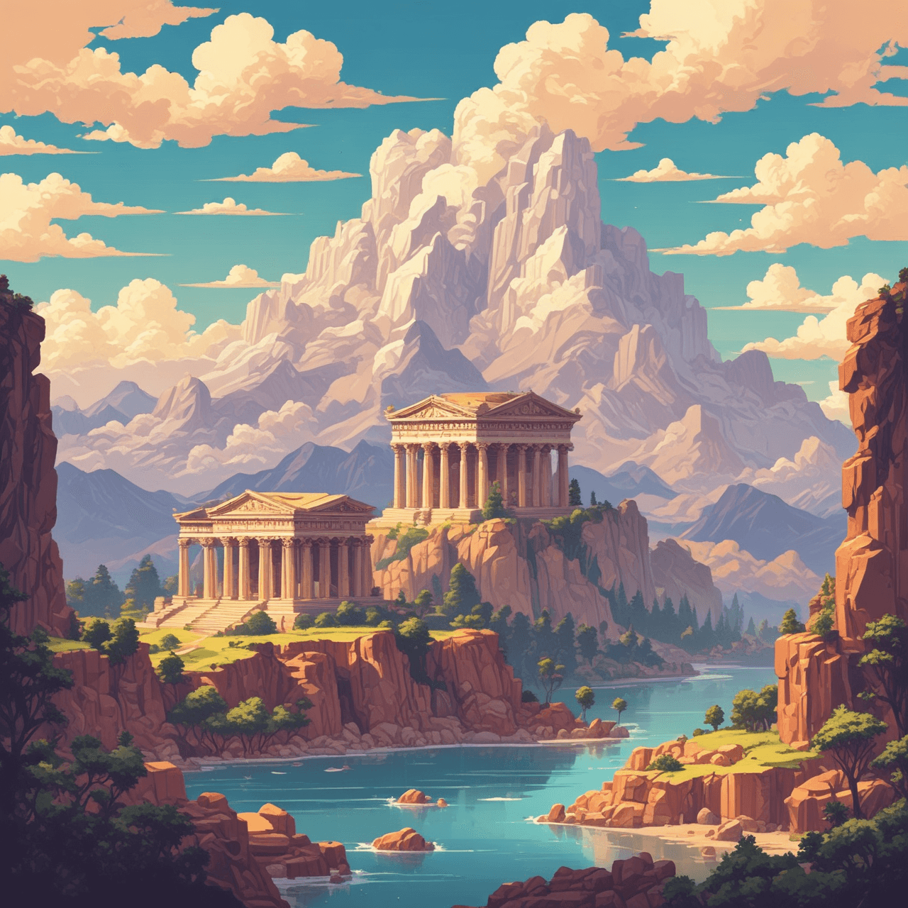 Olympus Race game banner