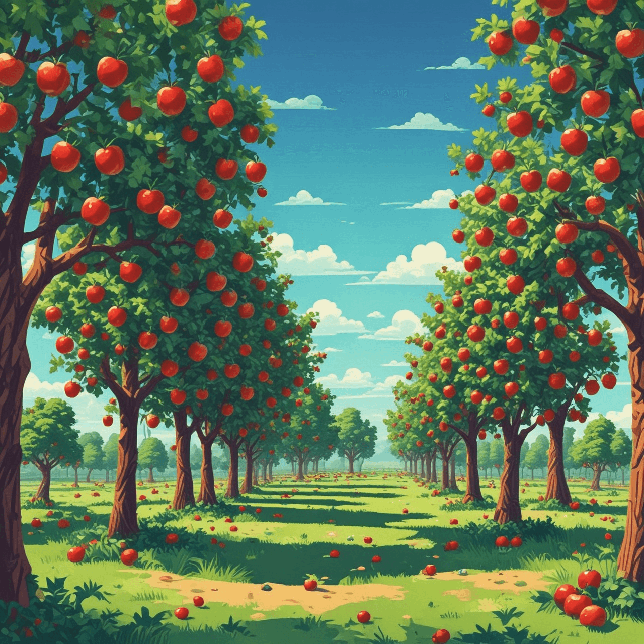 Apple Harvest Dash game banner