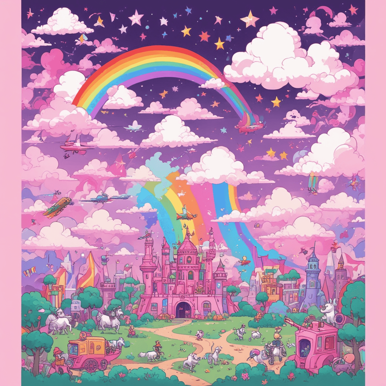 Unicorn's Liberty Race game banner