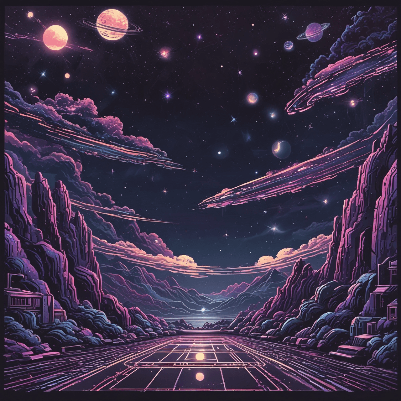 Cosmic Quiz Runner game banner