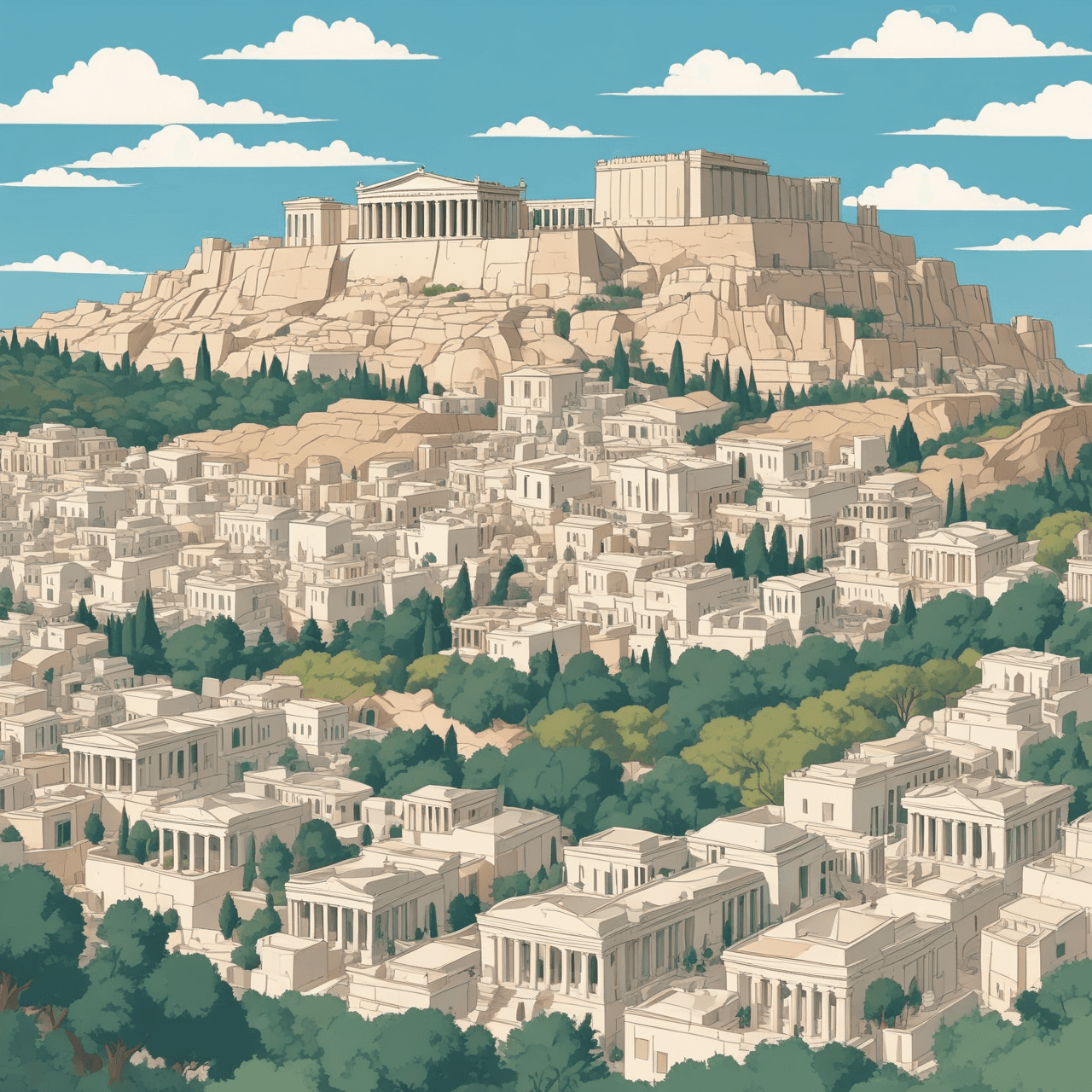 Athènes Jump game banner