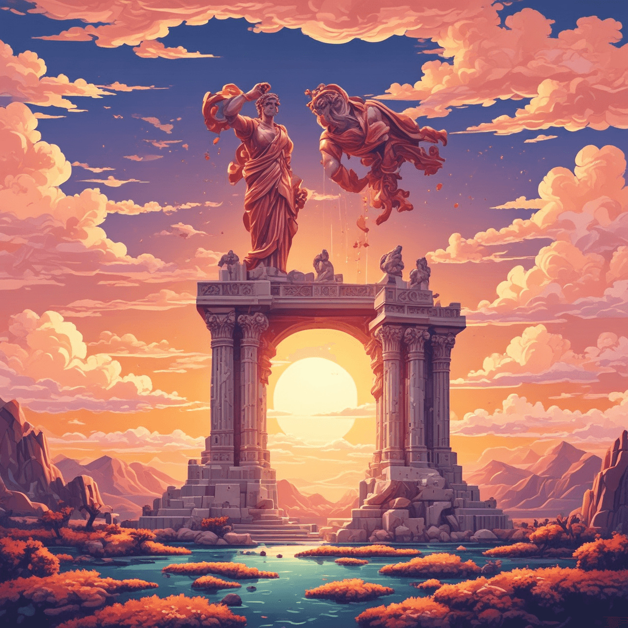 Quiz Ponte delle Sculture Greche game banner