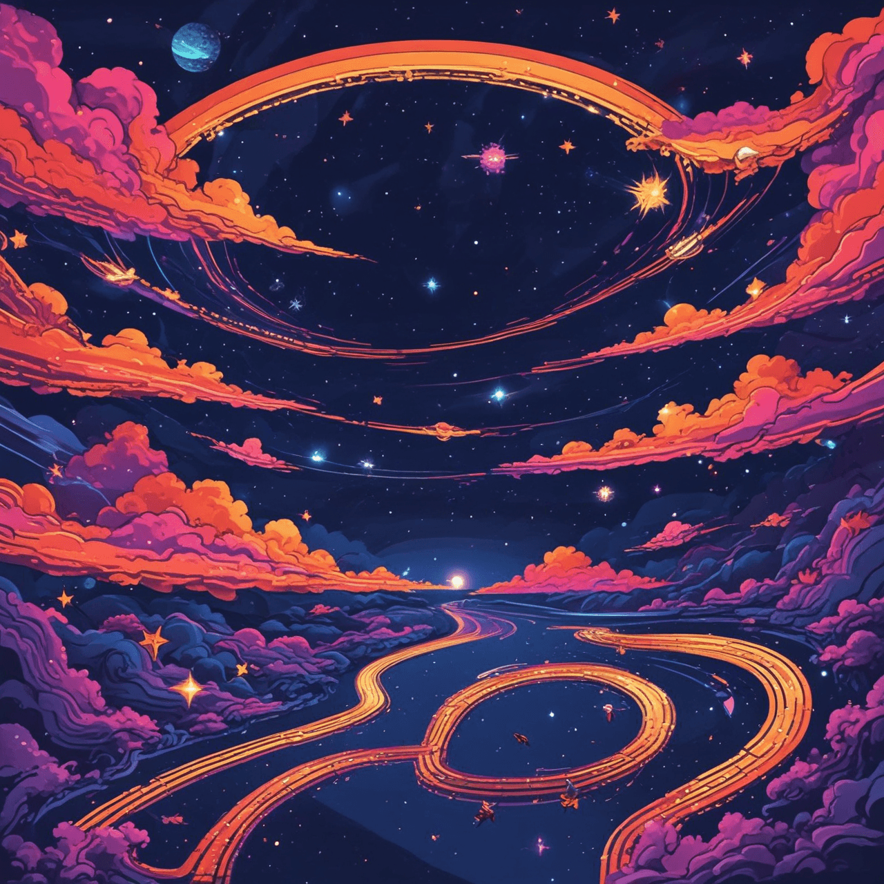 Ουράνια Κούρσα Γνώσης game banner