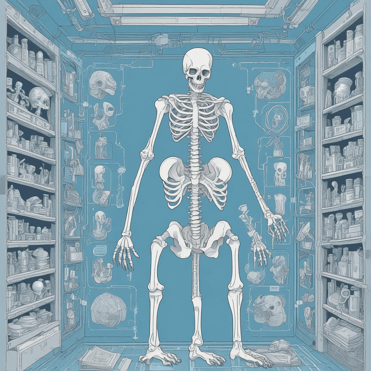 Skeletal System Adventure game banner