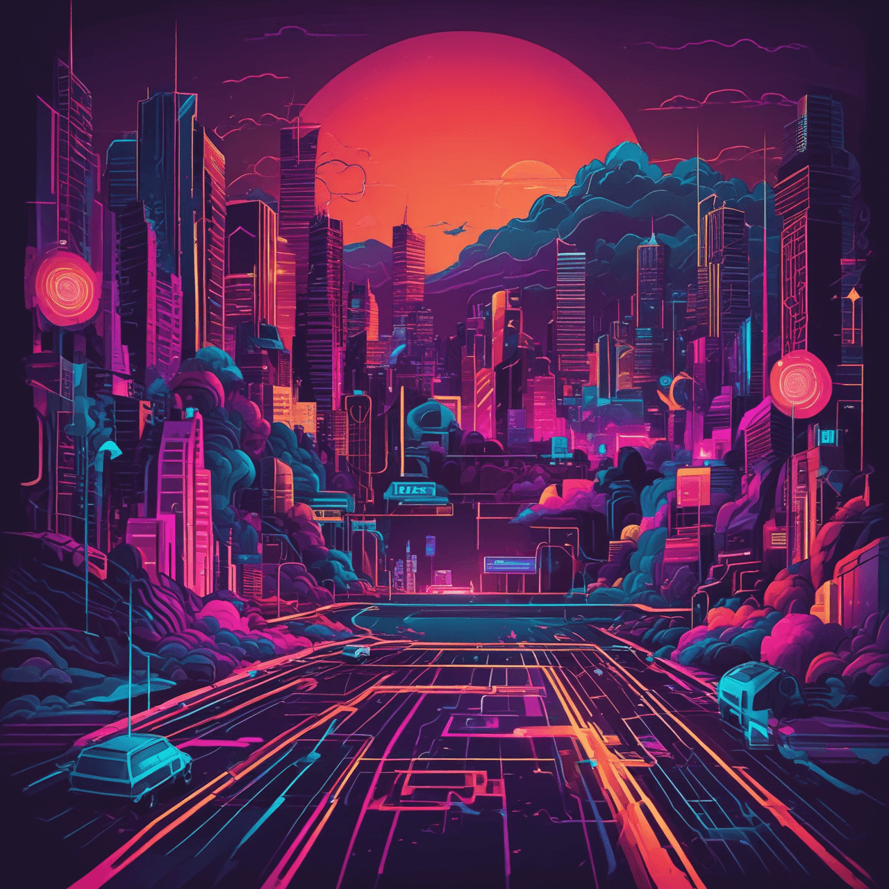 Vector Jump game banner