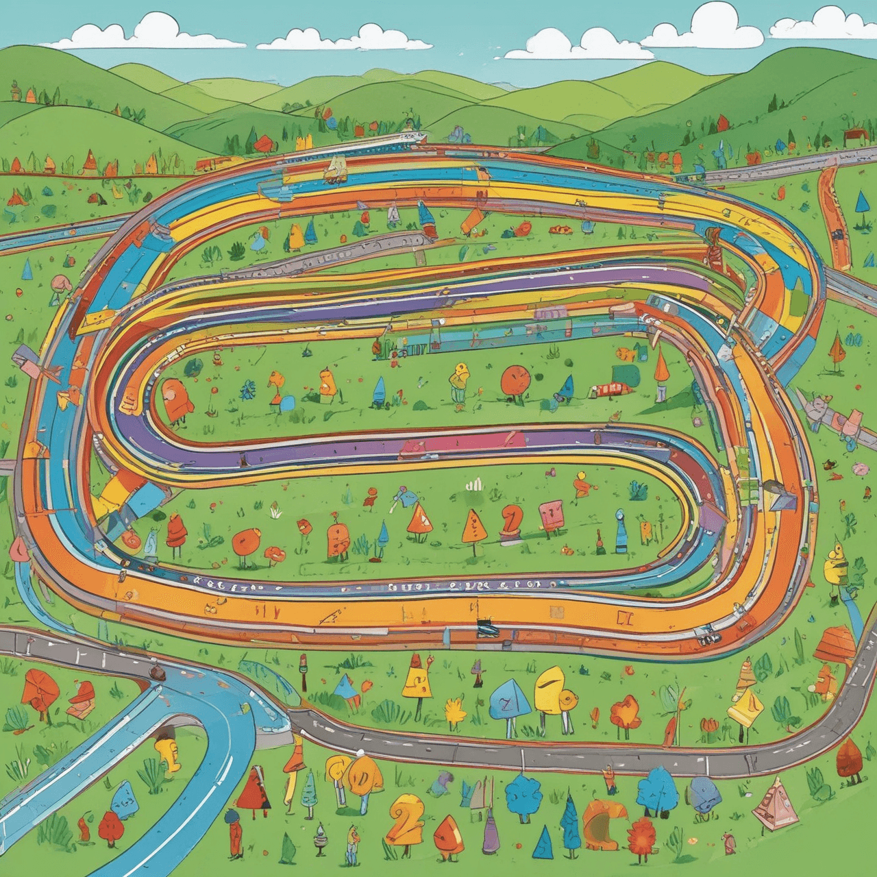 Math Mania Race game banner