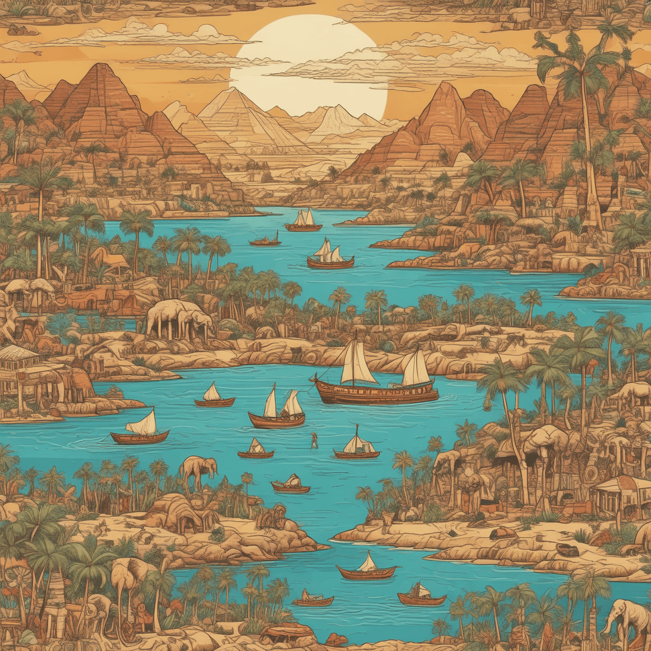 Nile & Stone Age Jetpack Quest game banner