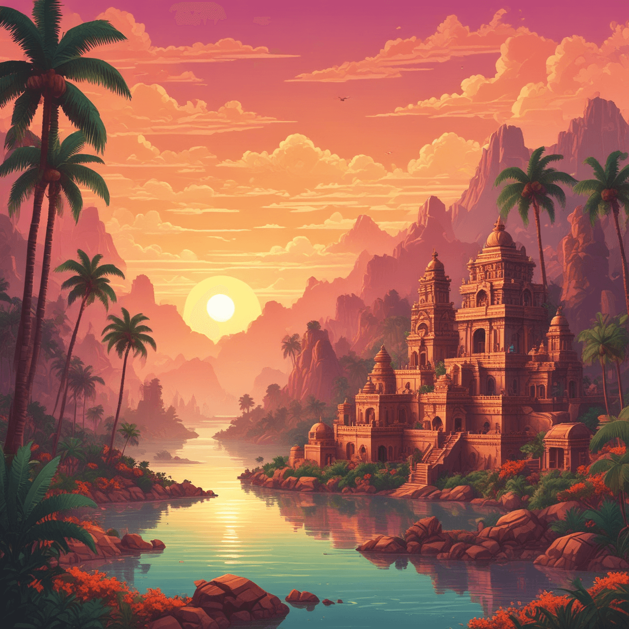 Vedic Path Runner game banner