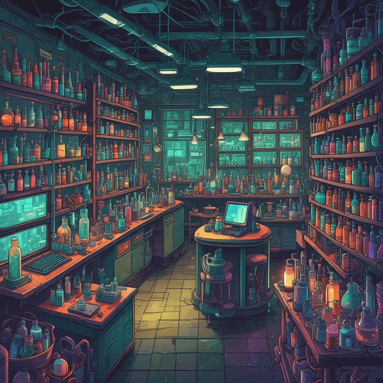 Chem Lab Run game banner