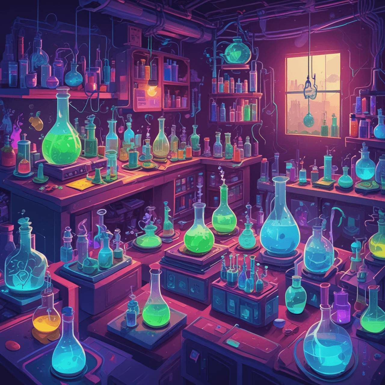 Jetpack Chemistry Adventure game banner