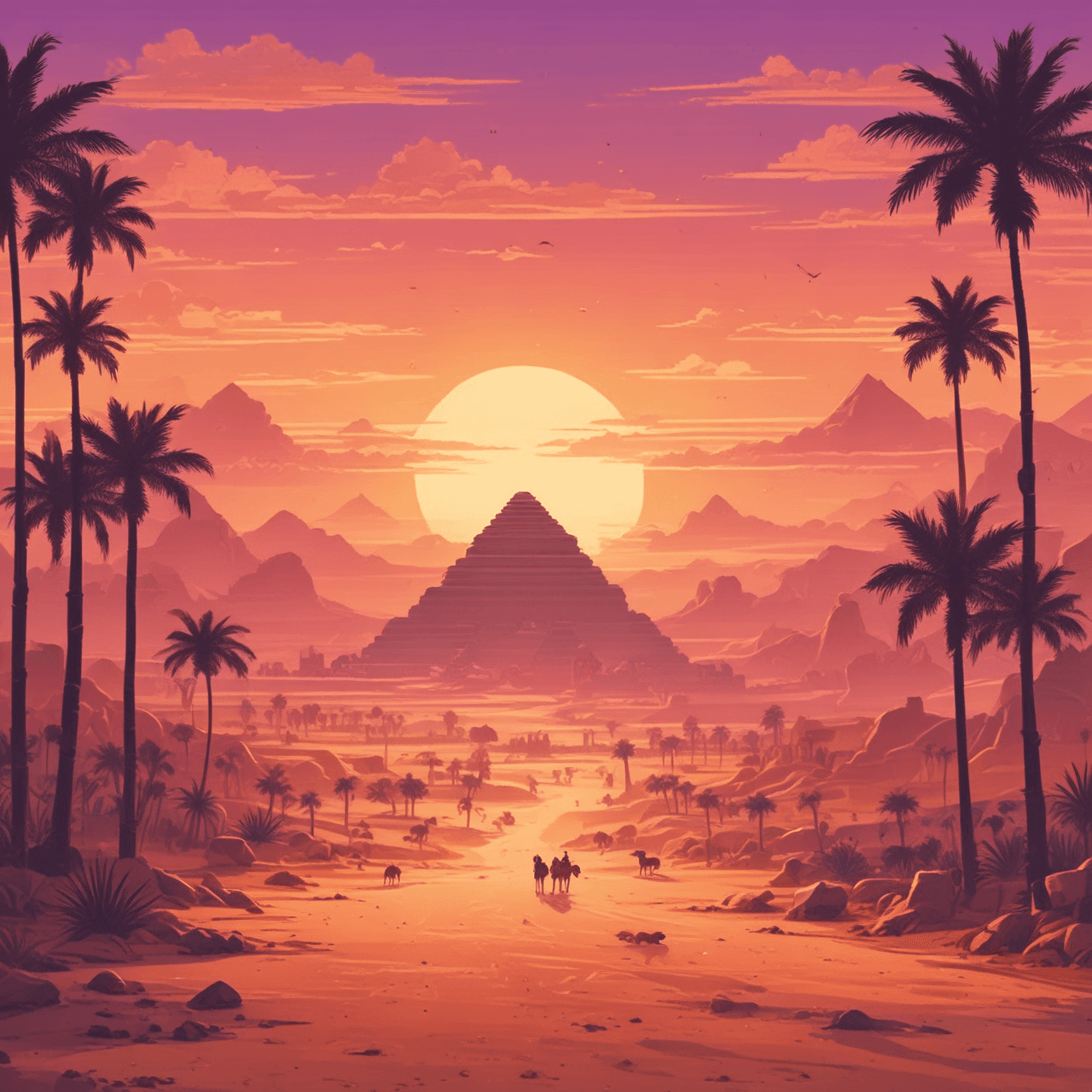 Pharaoh's Word Run game banner