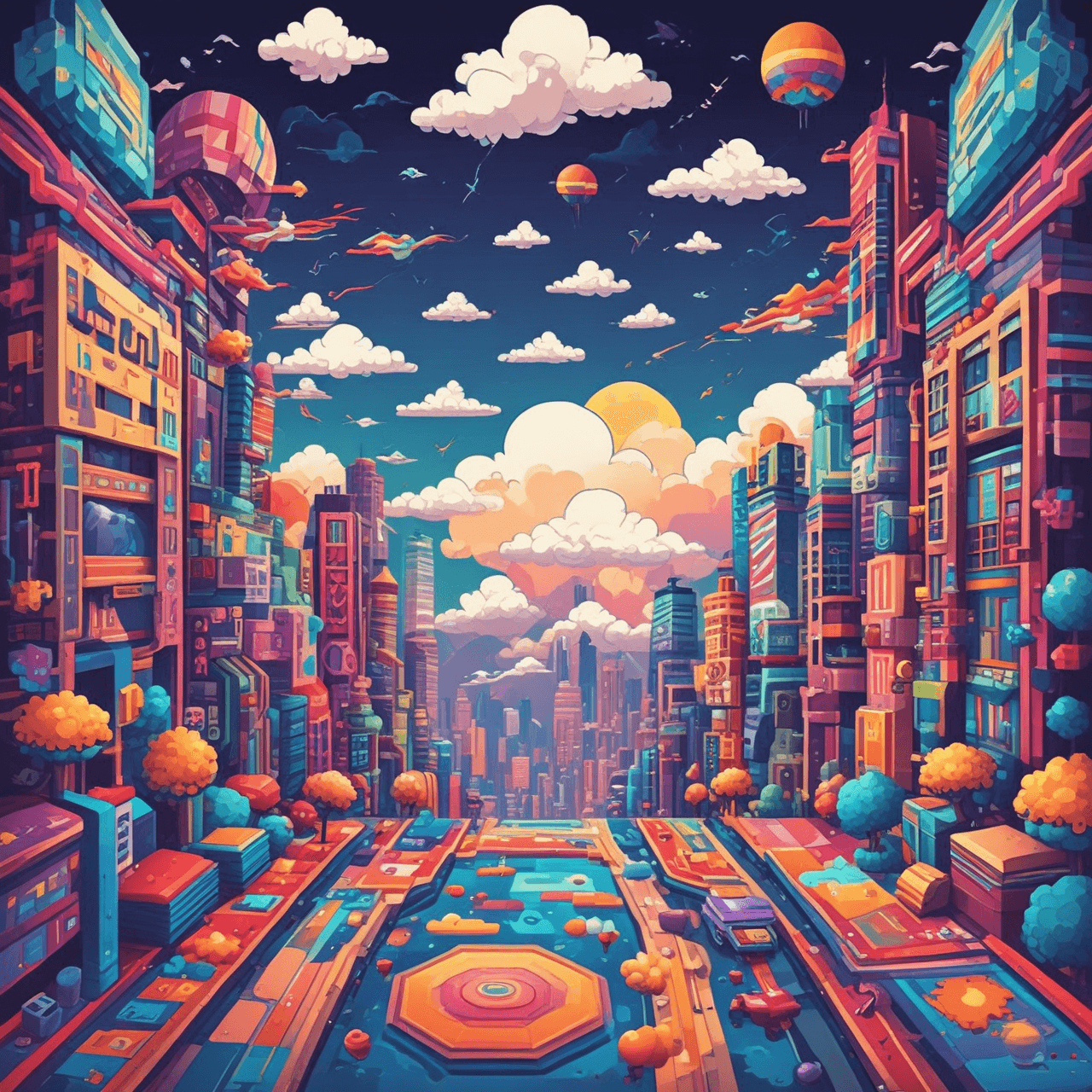 Coördinaten Wolkenbrug game banner