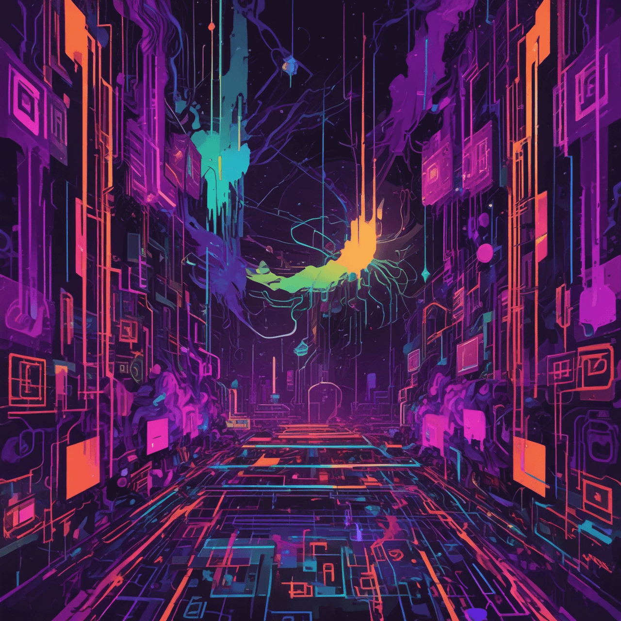 Glitchy Math Transform Run game banner