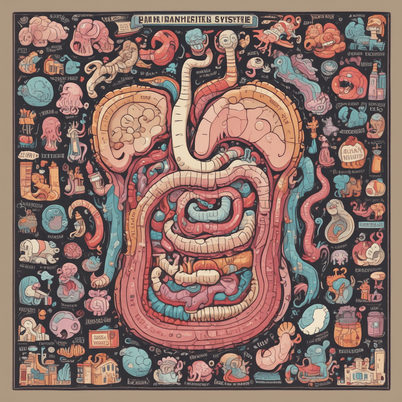 Digestion Dash Quiz game banner