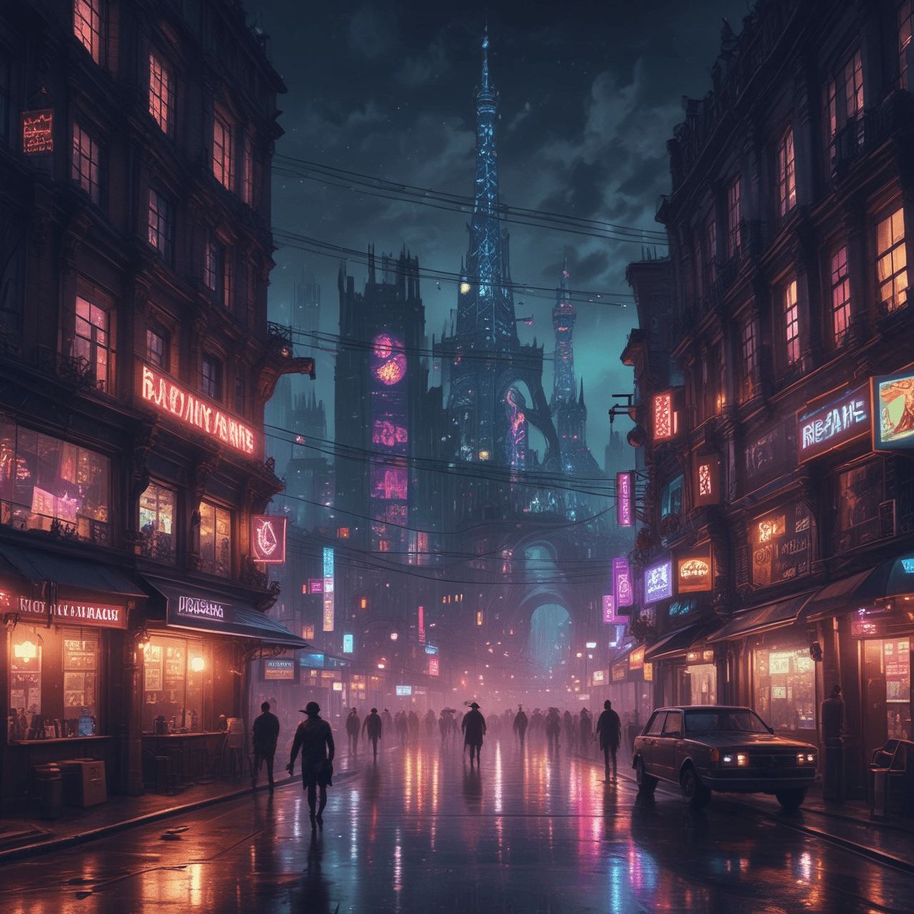 Neo-Paris Uprising Quiz game banner