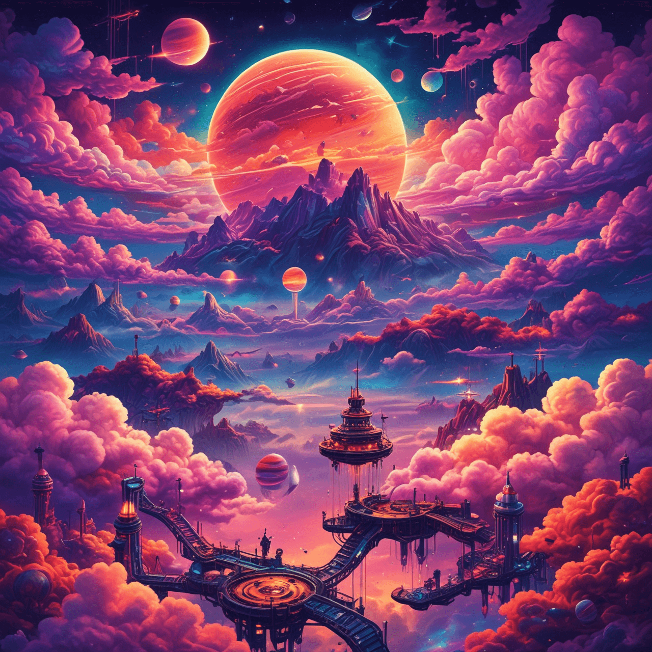 Space Carnival Jump game banner