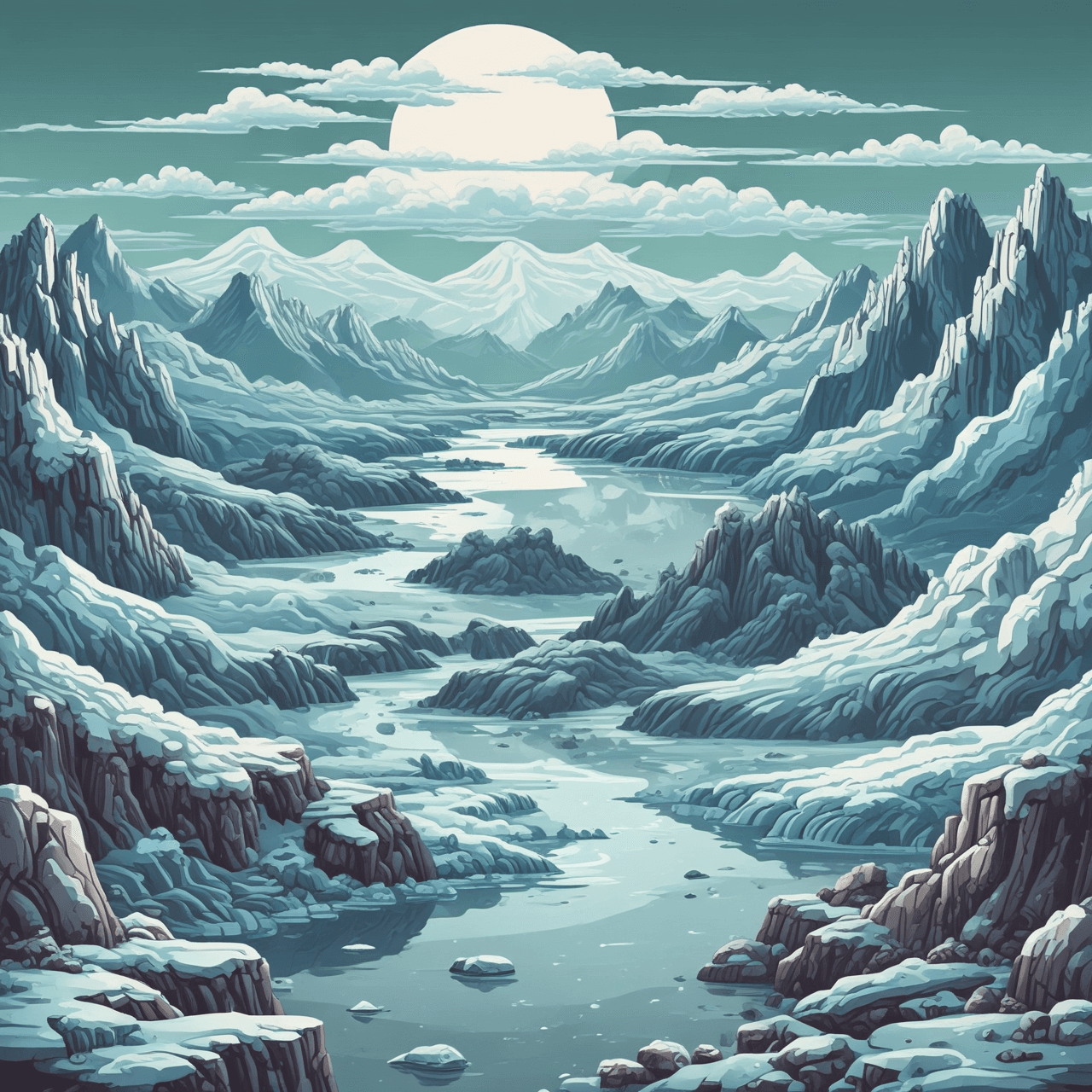 Glacial Geo-Race game banner