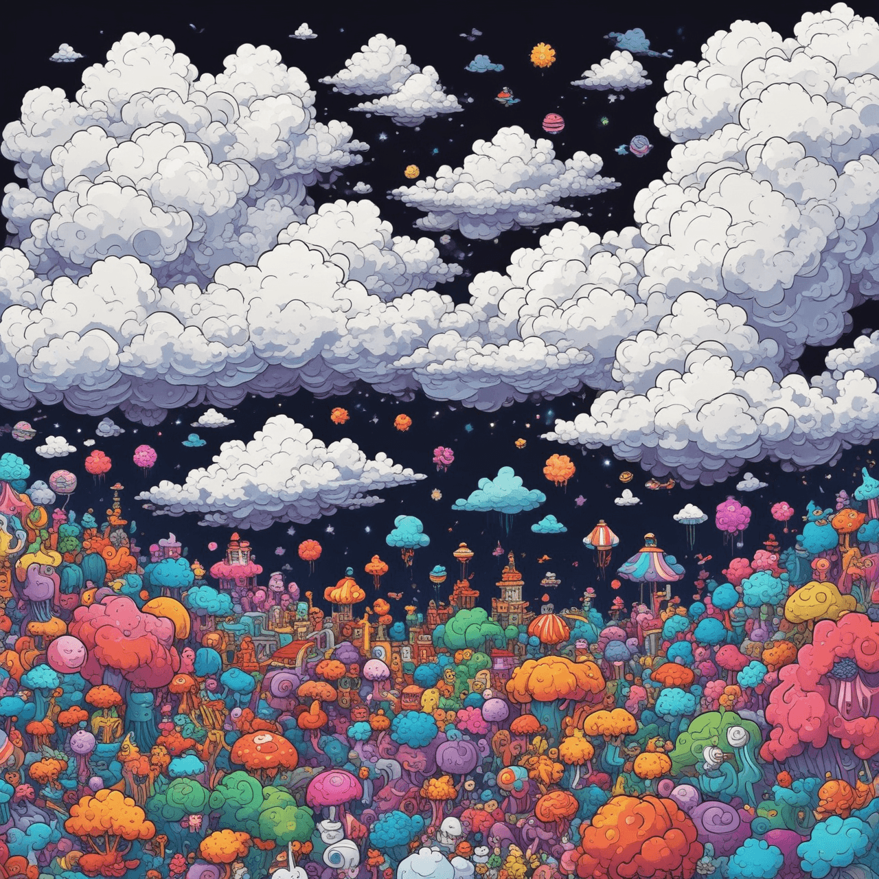 Cellular Cloud Hop game banner