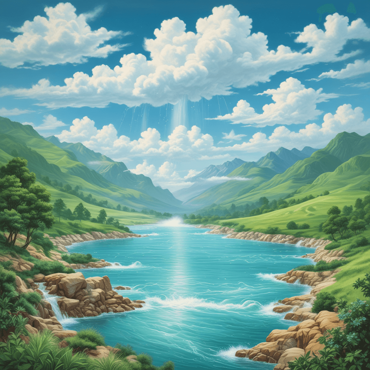 Water Cycle Run game banner