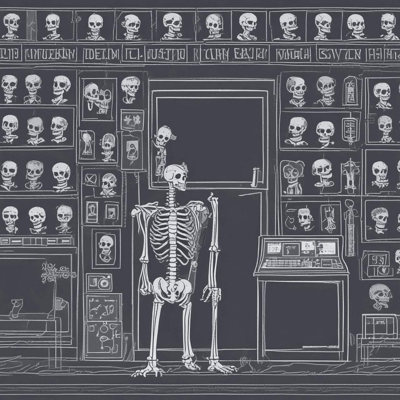 Skeleton Sprint Quiz game banner