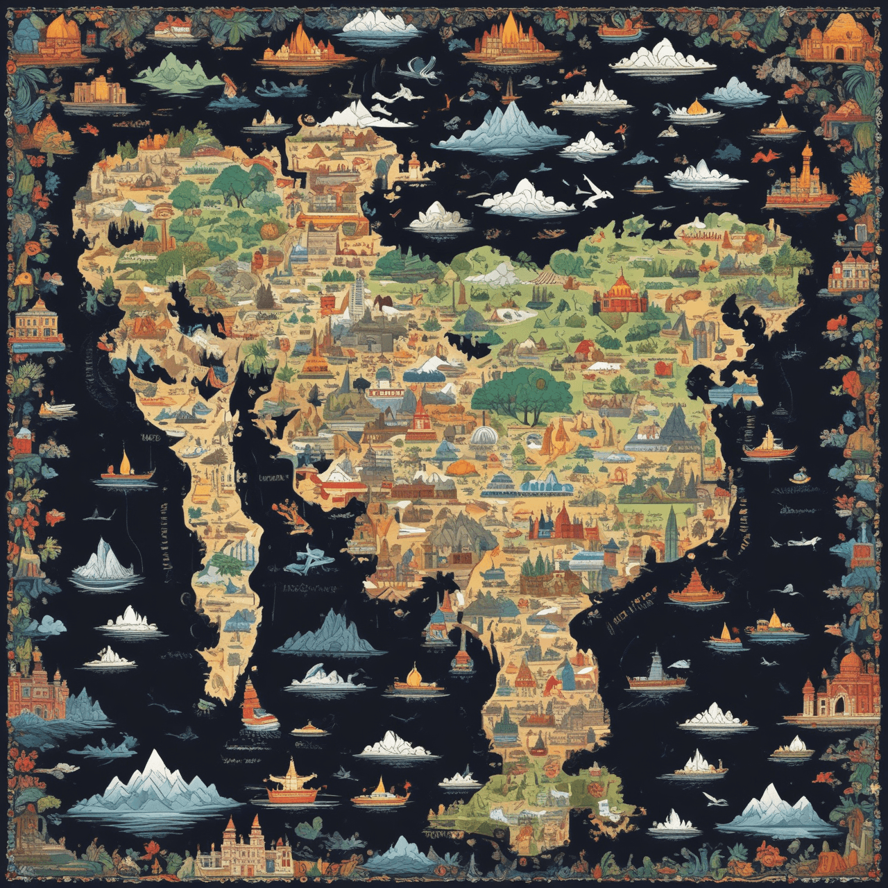 Jetpack Quiz Adventure: India's Size & Location game banner