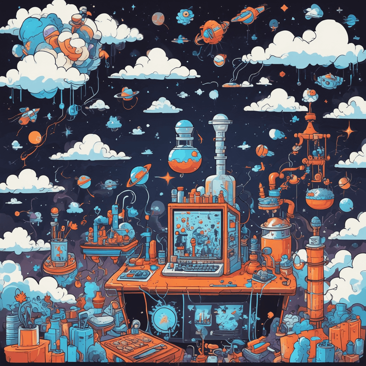 Physics Cloud Hop game banner