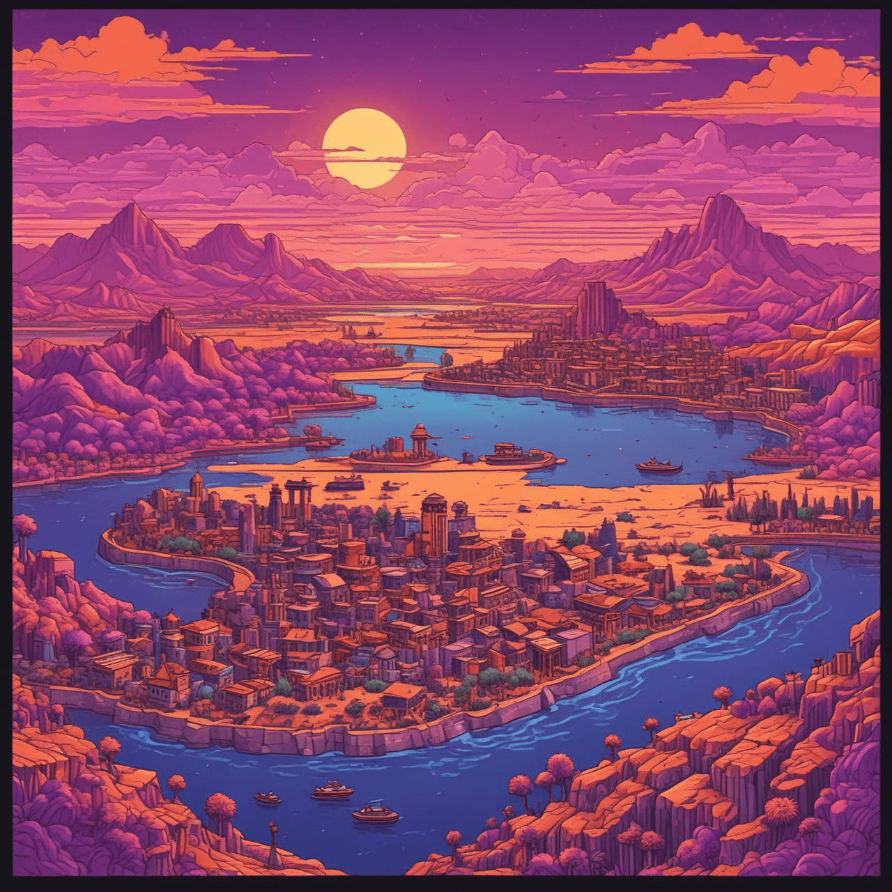 Carrera de las Civilizaciones Fluviales game banner