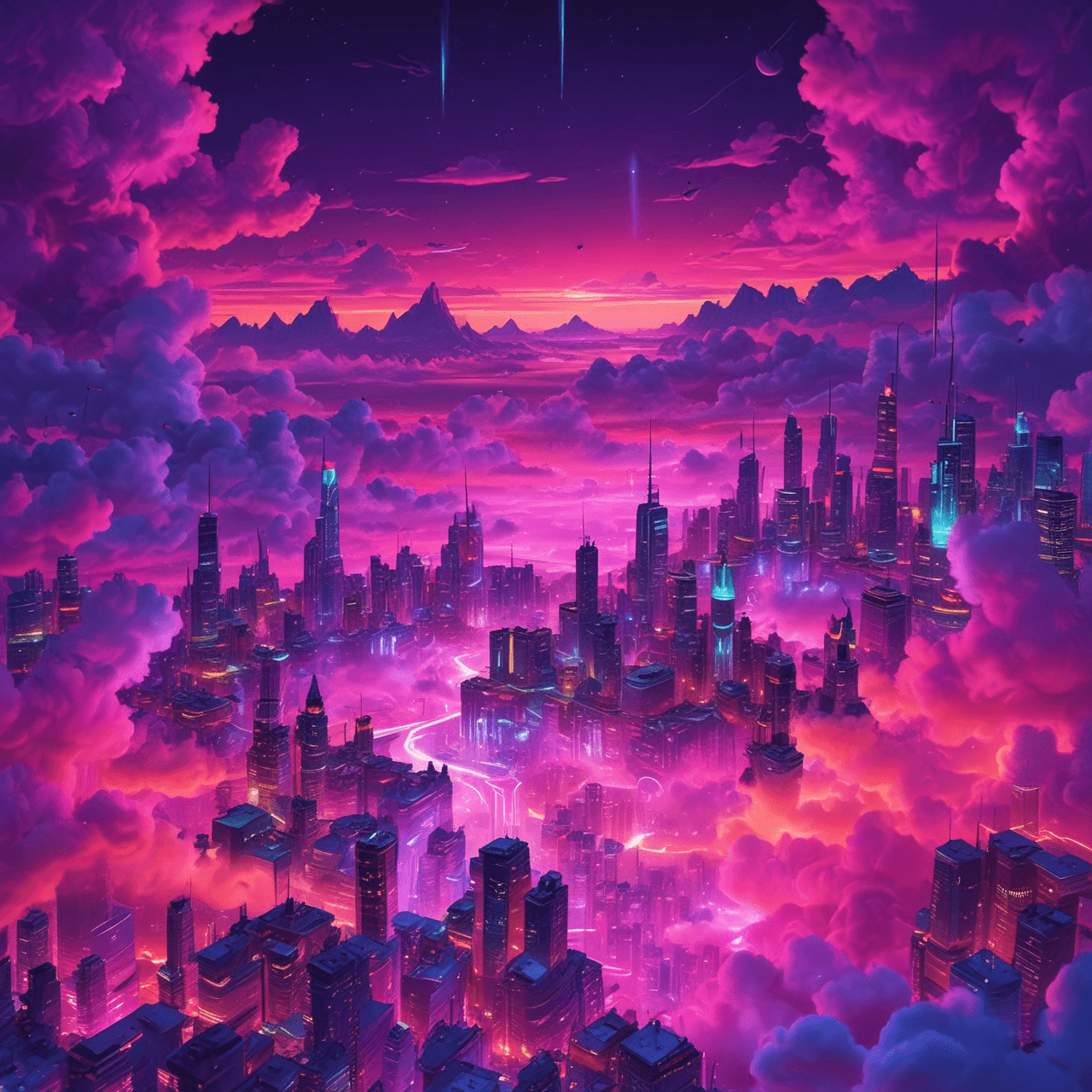 Neon Math Bridge game banner