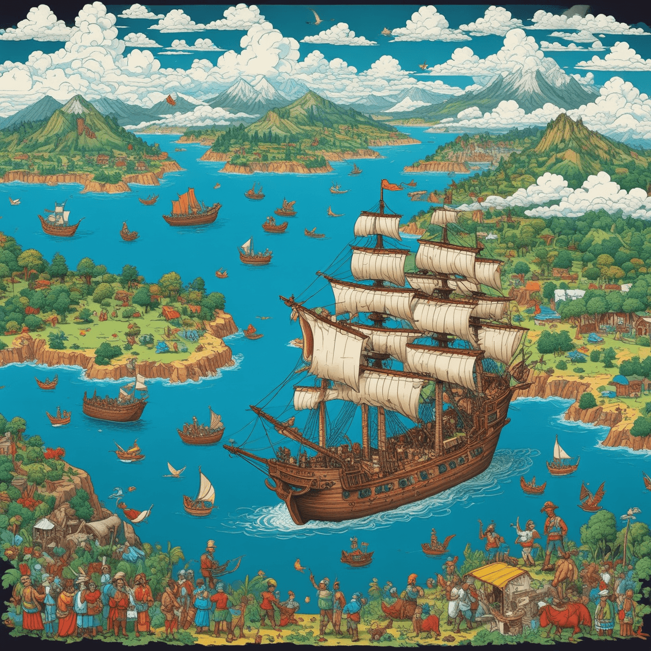 Columbian Exchange Run game banner