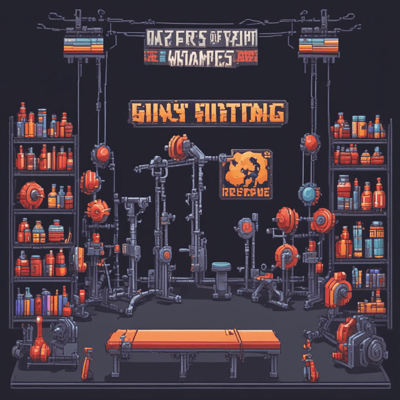 Muscle Mania Race game banner