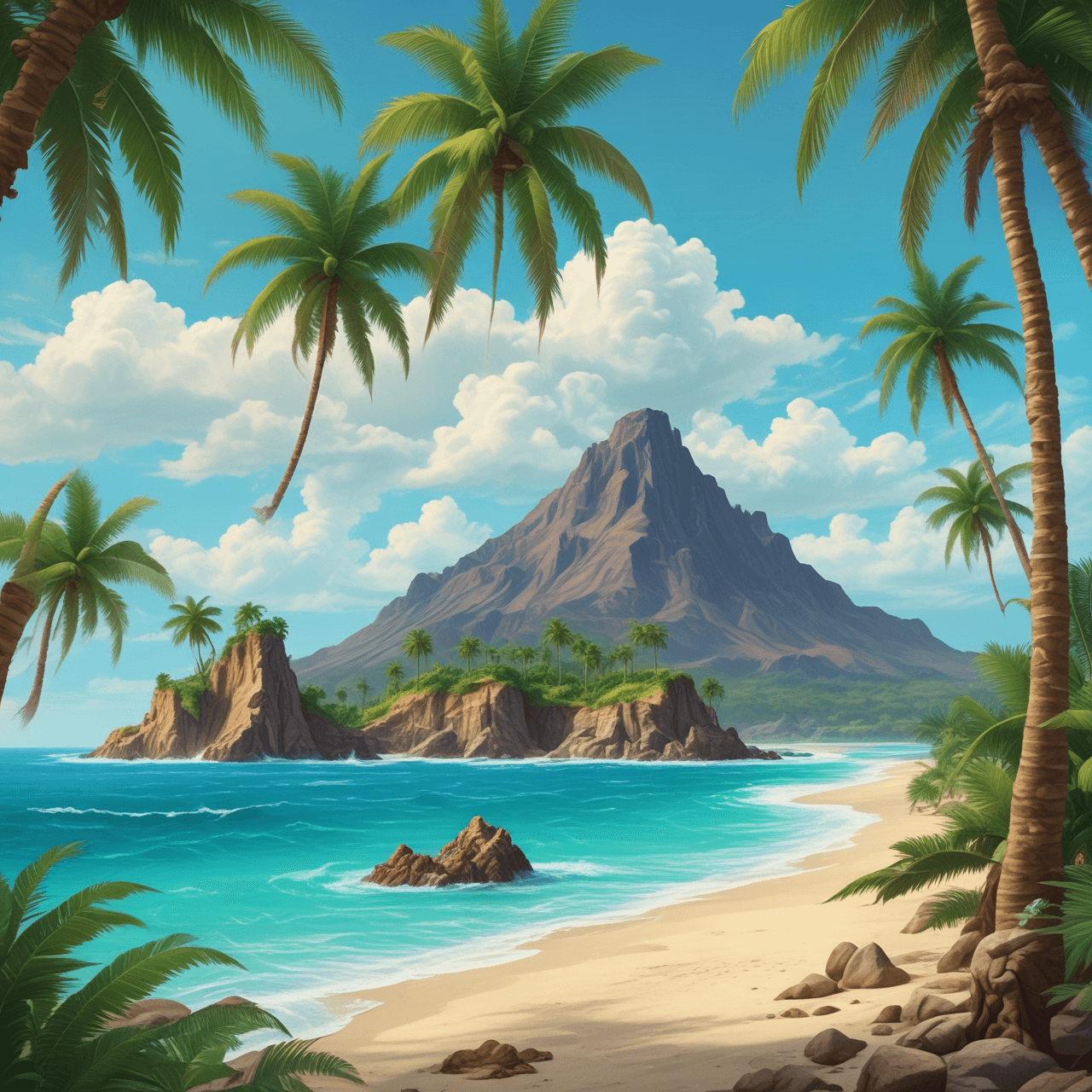 Tropical Forces Quiz Adventure game banner